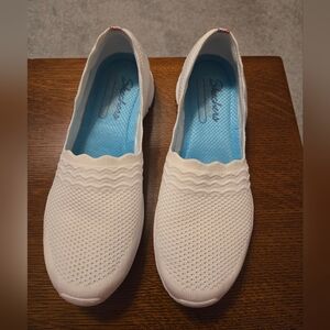 Skechers Women's White Slip-Ons